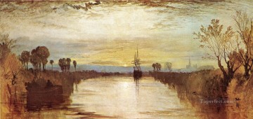 Turner Painting - Turner romántico del canal de Chichester
